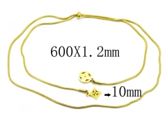 HY Wholesale Stainless Steel 316L Necklaces-HY32N0136HZL
