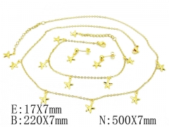 HY Wholesale 316L Stainless Steel jewelry Set-HY59S1502HCC
