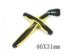 HY 316L Stainless Steel Cross Pendants-HY59P0615HIC