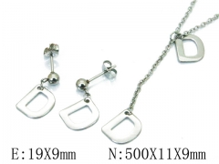 HY Wholesale 316 Stainless Steel Font jewelry Set-HY59S1616KLD