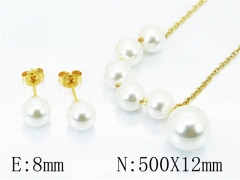 HY Stainless Steel jewelry Pearl Set-HY59S1530OLE