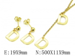 HY Wholesale 316 Stainless Steel Font jewelry Set-HY59S1590LLD