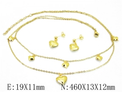 HY Wholesale 316L Stainless Steel Lover jewelry Set-HY59S1518HDD