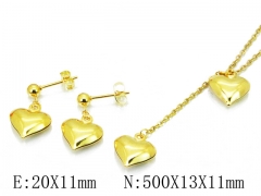 HY Wholesale 316L Stainless Steel Lover jewelry Set-HY59S1554MLX