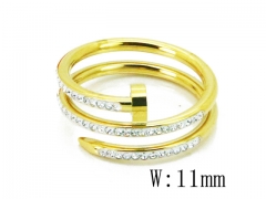 HY Wholesale 316L Stainless Steel Rings-HY14R0624PZ