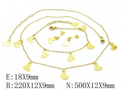 HY Wholesale 316L Stainless Steel Lover jewelry Set-HY59S1499HWW