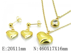 HY Wholesale 316L Stainless Steel Lover jewelry Set-HY59S1507HFF