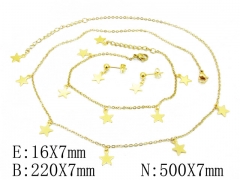HY Wholesale 316L Stainless Steel jewelry Set-HY59S1503HXX