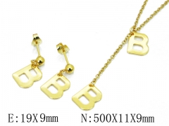 HY Wholesale 316 Stainless Steel Font jewelry Set-HY59S1592LLB