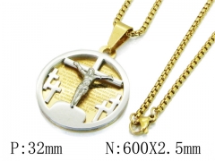 HY Wholesale Stainless Steel 316L Necklaces (Religion Style)-HY09N1010HMX