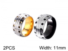 HY Wholesale 316L Stainless Steel Rings-HY005R068