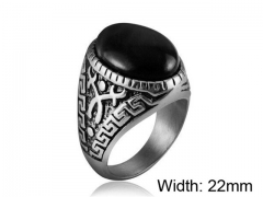 HY Wholesale 316L Stainless Steel Rings-HY0014R224