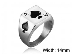 HY Wholesale 316L Stainless Steel Rings-HY0014R077