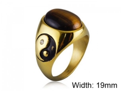 HY Wholesale 316L Stainless Steel Rings-HY0014R044