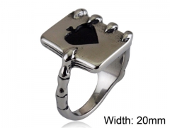HY Wholesale 316L Stainless Steel Rings-HY0014R186