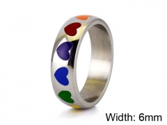 HY Wholesale 316L Stainless Steel Rings-HY0014R074