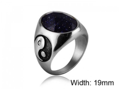 HY Wholesale 316L Stainless Steel Rings-HY0014R106