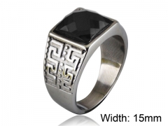 HY Wholesale 316L Stainless Steel Rings-HY0014R211