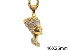 HY Jewelry Wholesale Stainless Steel Crystal or Zircon Pendant (not includ chain)-HY0061P019