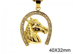 HY Jewelry Wholesale Stainless Steel Animal Pendant (not includ chain)-HY0061P130