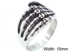 HY Wholesale 316L Stainless Steel Rings-HY0019R461