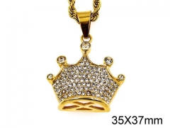 HY Jewelry Wholesale Stainless Steel Crystal or Zircon Pendant (not includ chain)-HY0061P105