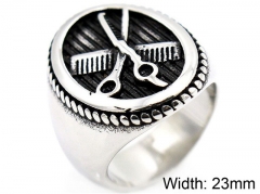 HY Wholesale 316L Stainless Steel Rings-HY0019R465