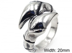 HY Wholesale 316L Stainless Steel Rings-HY0019R386