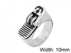 HY Wholesale 316L Stainless Steel Rings-HY0013R509
