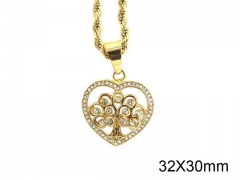 HY Jewelry Wholesale Stainless Steel Crystal or Zircon Pendant (not includ chain)-HY0061P156