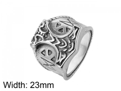 HY Wholesale 316L Stainless Steel Rings-HY0013R439