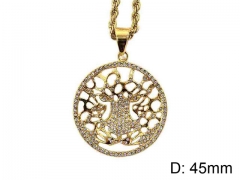 HY Jewelry Wholesale Stainless Steel Crystal or Zircon Pendant (not includ chain)-HY0061P176