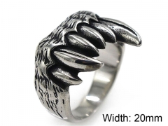 HY Wholesale 316L Stainless Steel Rings-HY0019R301