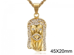 HY Jewelry Wholesale Stainless Steel Crystal or Zircon Pendant (not includ chain)-HY0061P224