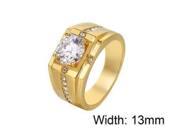 HY Wholesale 316L Stainless Steel Rings-HY0013R561