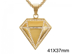 HY Jewelry Wholesale Stainless Steel Crystal or Zircon Pendant (not includ chain)-HY0061P039