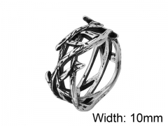 HY Wholesale 316L Stainless Steel Rings-HY0013R405