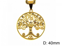 HY Jewelry Wholesale Stainless Steel Crystal or Zircon Pendant (not includ chain)-HY0061P125