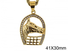 HY Jewelry Wholesale Stainless Steel Animal Pendant (not includ chain)-HY0061P102