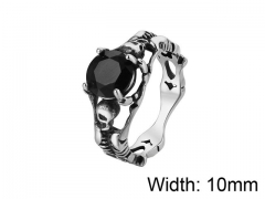HY Wholesale 316L Stainless Steel Rings-HY0013R410
