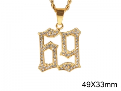 HY Jewelry Wholesale Stainless Steel Crystal or Zircon Pendant (not includ chain)-HY0061P231