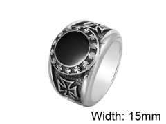 HY Wholesale 316L Stainless Steel Rings-HY0013R428