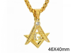 HY Jewelry Wholesale Stainless Steel Crystal or Zircon Pendant (not includ chain)-HY0061P026