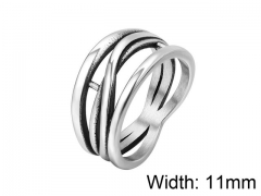 HY Wholesale 316L Stainless Steel Rings-HY0013R404
