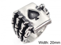 HY Wholesale 316L Stainless Steel Rings-HY0019R316