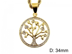 HY Jewelry Wholesale Stainless Steel Crystal or Zircon Pendant (not includ chain)-HY0061P107
