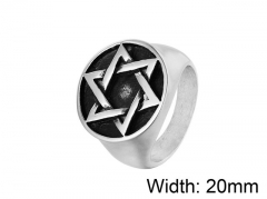 HY Wholesale 316L Stainless Steel Rings-HY0013R448