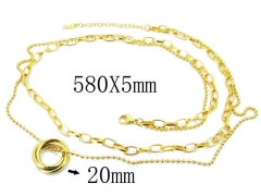 HY Wholesale Stainless Steel 316L Necklaces-HY91N0198IQQ