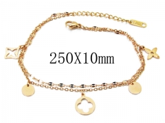 HY Wholesale stainless steel Anklet-HY80B1102PL