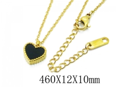 HY Wholesale Stainless Steel 316L Lover Necklaces-HY80N0335MW